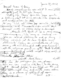 Art Burke Letter 8 June 1942