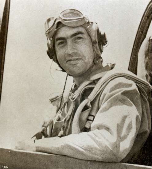 Bombing Twenty commander, CDR R. Emmett Riera.