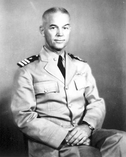 Captain Osborne B. Hardison, USN, commanded Enterprise CV-6 from 21 October 1942 to 7 April 1943.