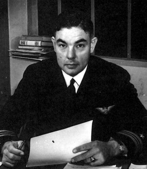 CDR Thomas J. Hamilton, USN, commanded Enterprise CV-6 from 10 July 1944 to 29 July 1944.