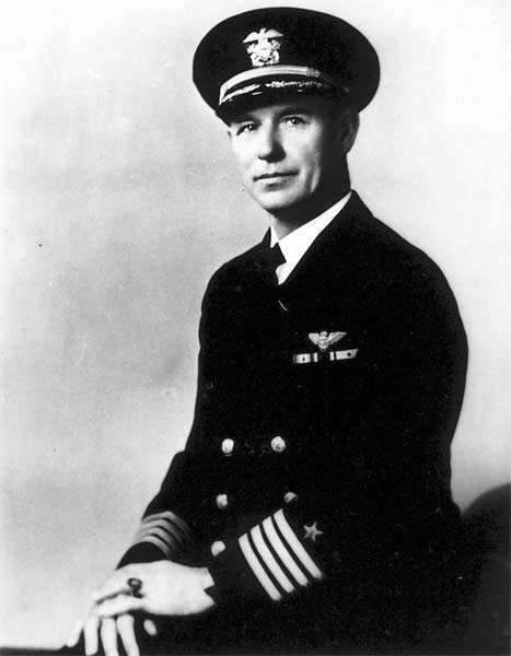 Captain Cato D. Glover, USN, commanded Enterprise CV-6 from 29 July 1944 to 14 Dec. 1944.