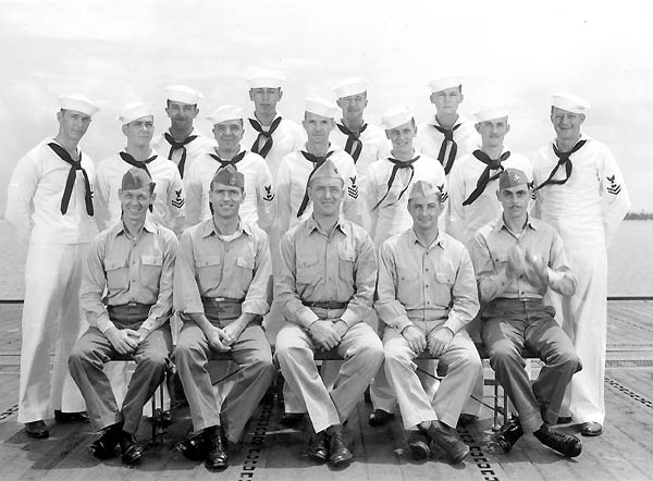 Enterprise CV-6 Photo Lab personnel, May 1944.